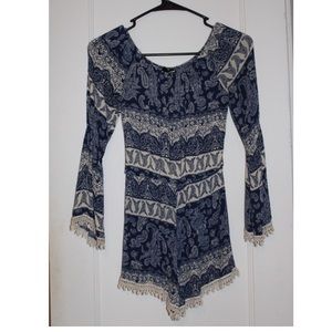 Off the shoulder romper